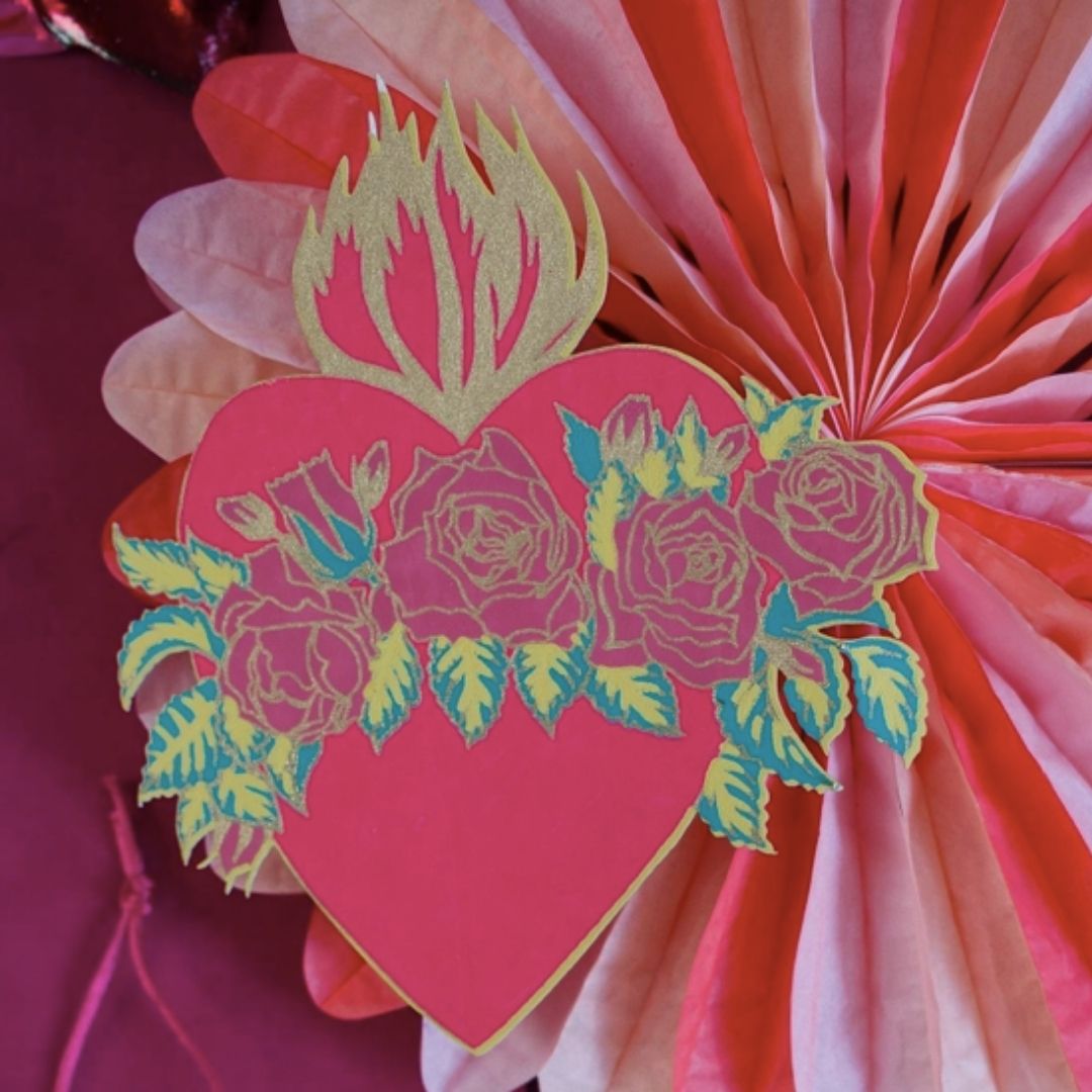 Sacred Heart Valentine Greeting Card