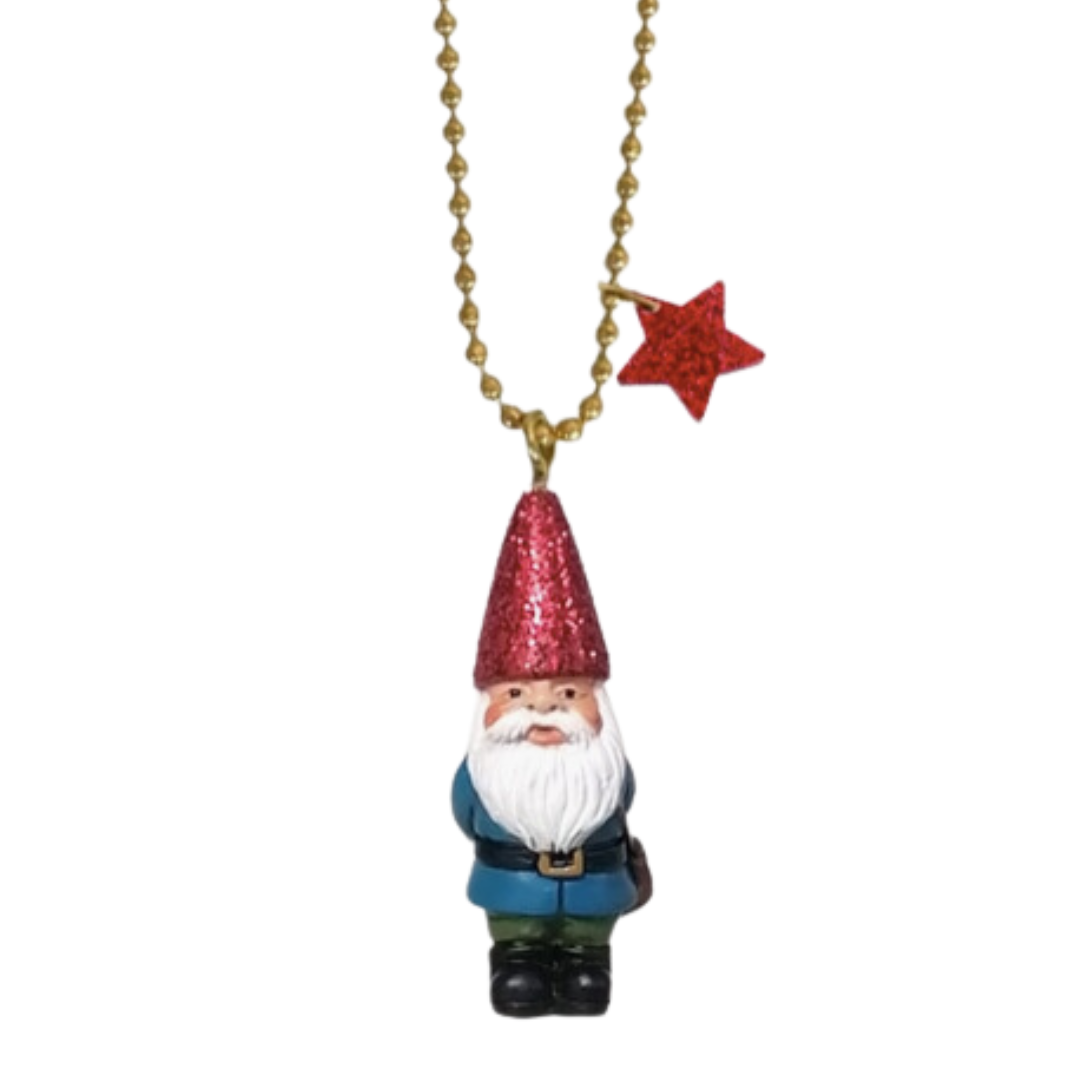 Garden Gnome Kid&#39;s Necklace