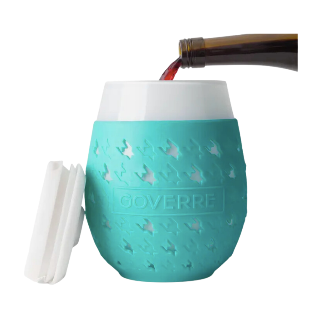 GOVERRE: Portable Wine Glass, Teal