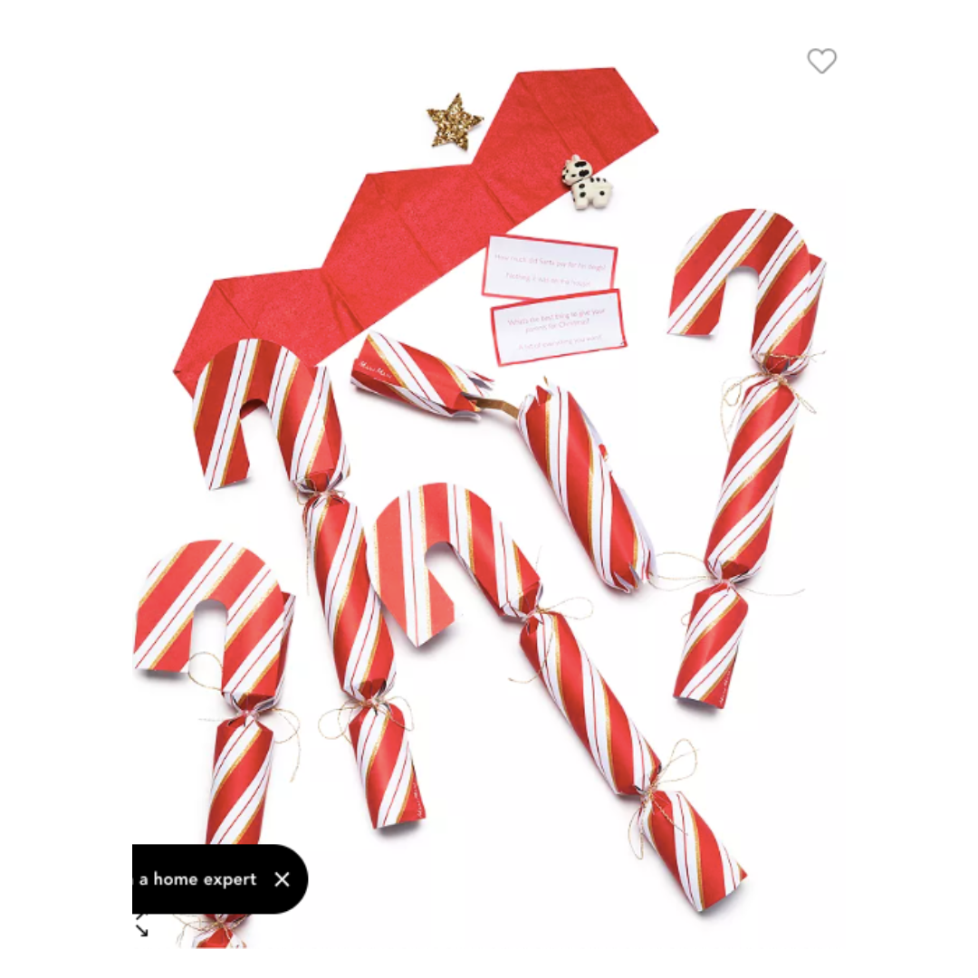 Candy Cane Party Crackers