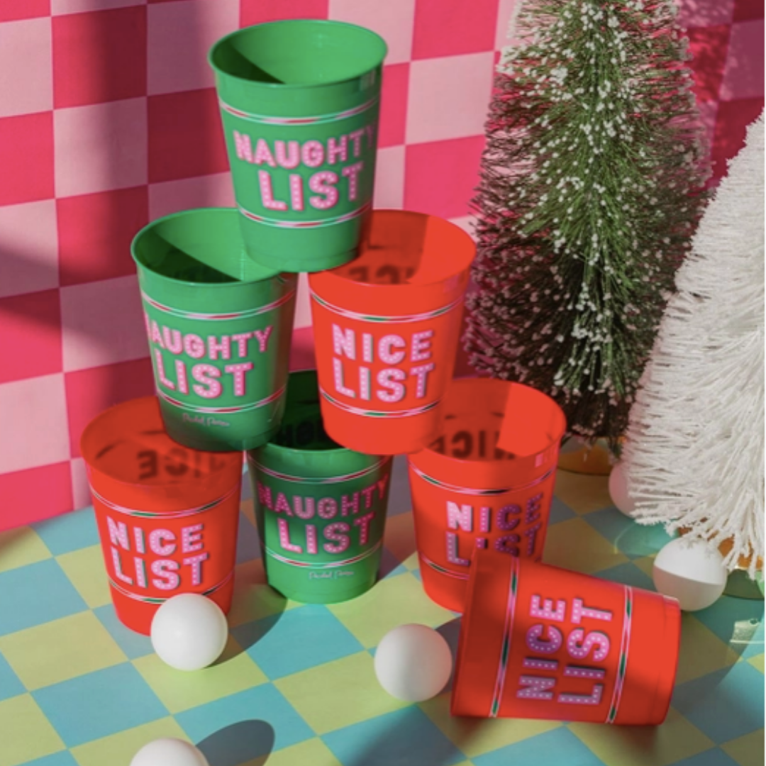 Naughty or Nice?! Party Pong Set