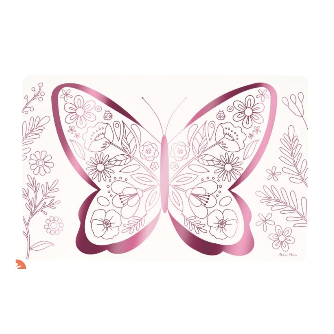 Butterfly Garden Coloring Placemats