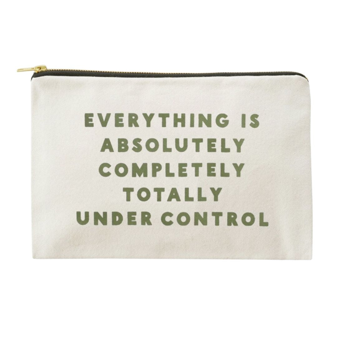 Everything is Under Control! Zipper Pouch