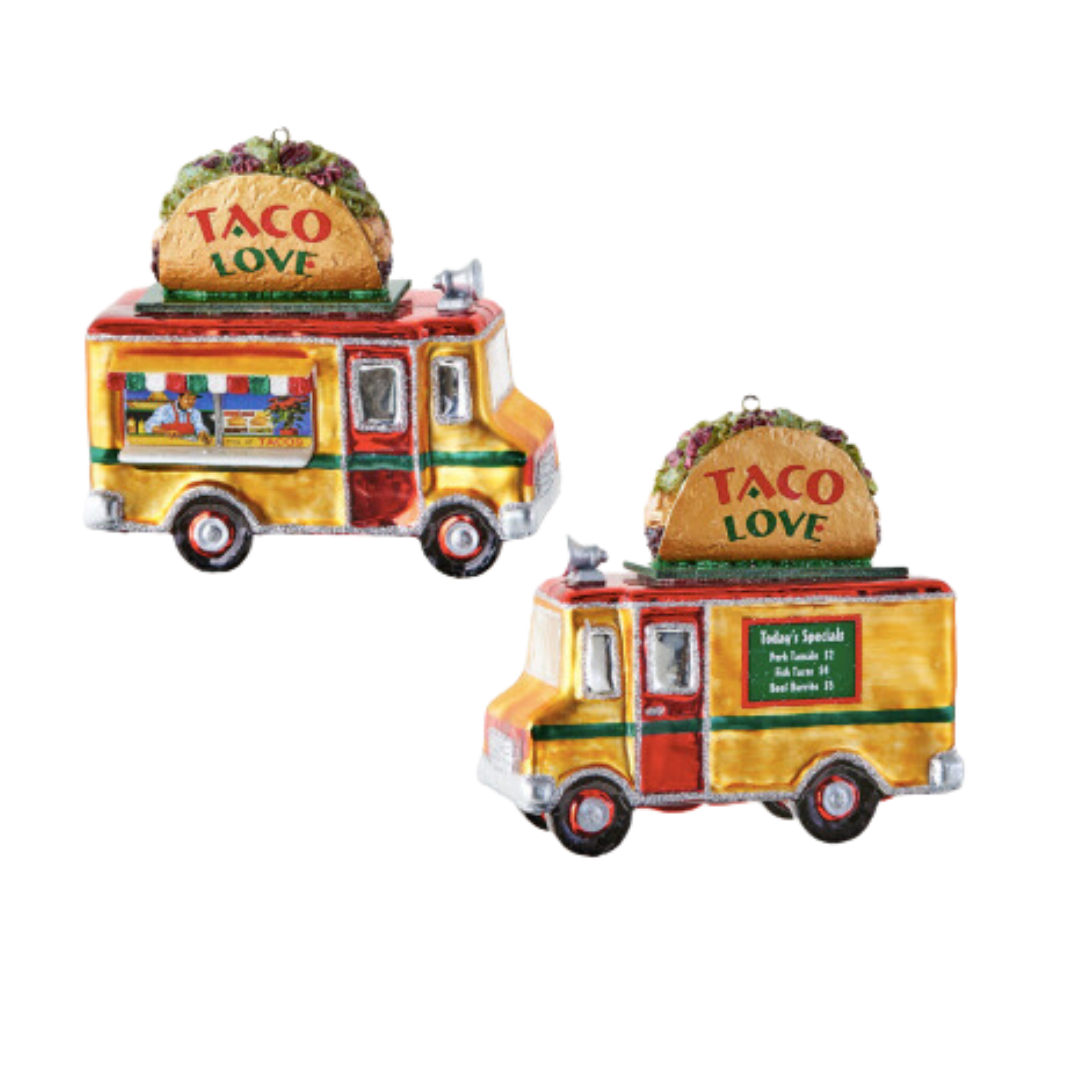 Taco Love Food Truck Ornament