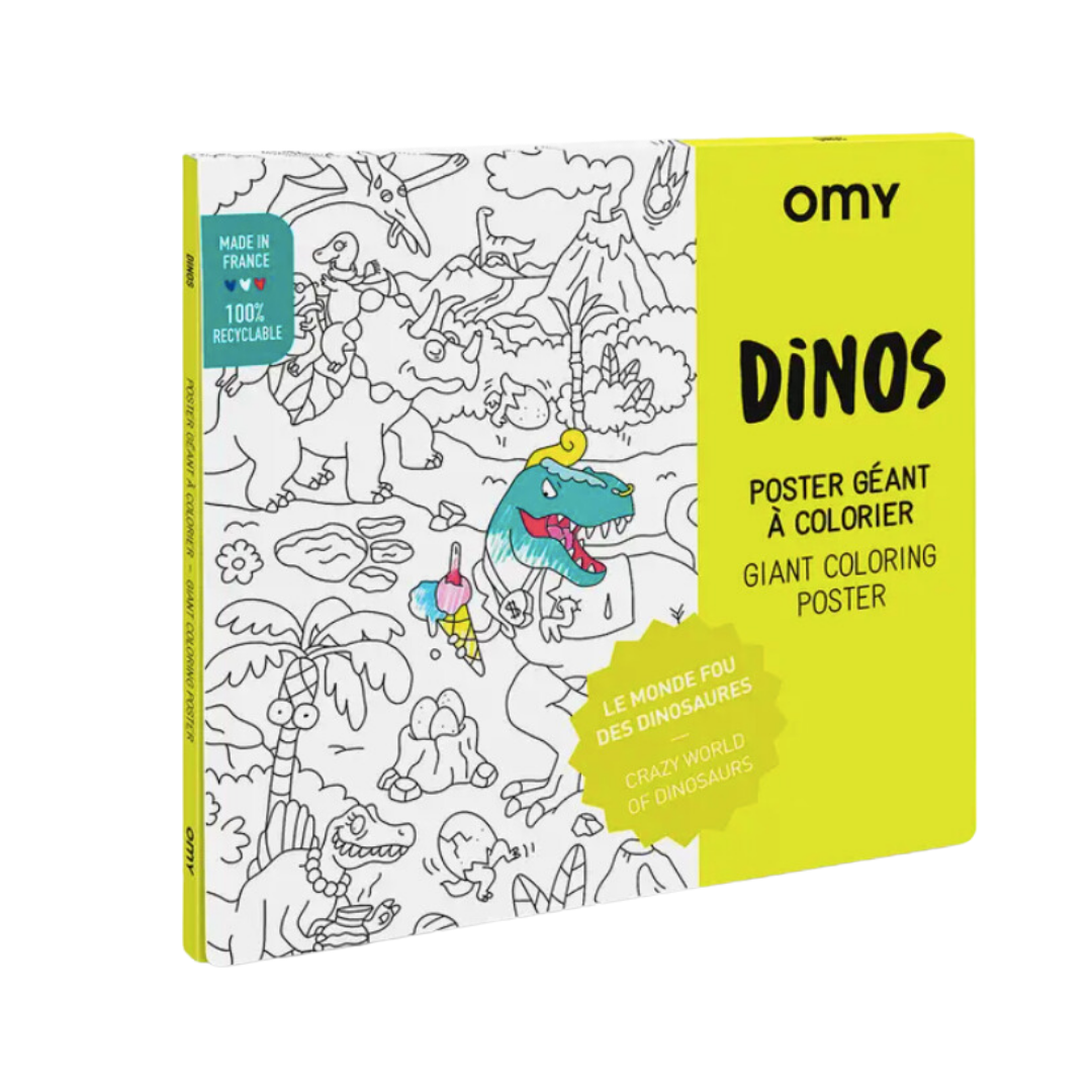 Delightful Dinosaurs Giant Coloring Poster