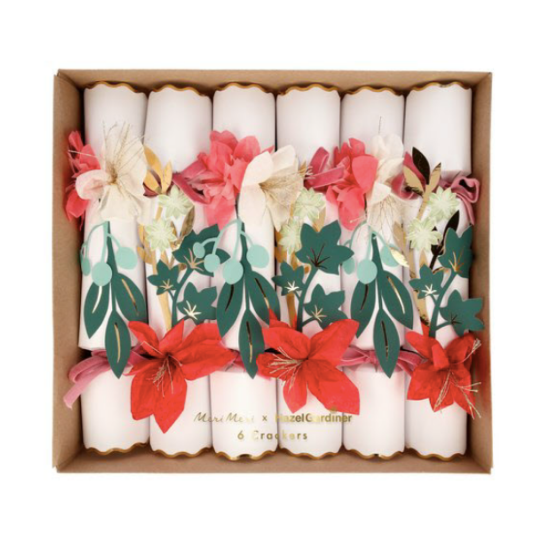 Hazel Gardiner Floral Christmas Crackers