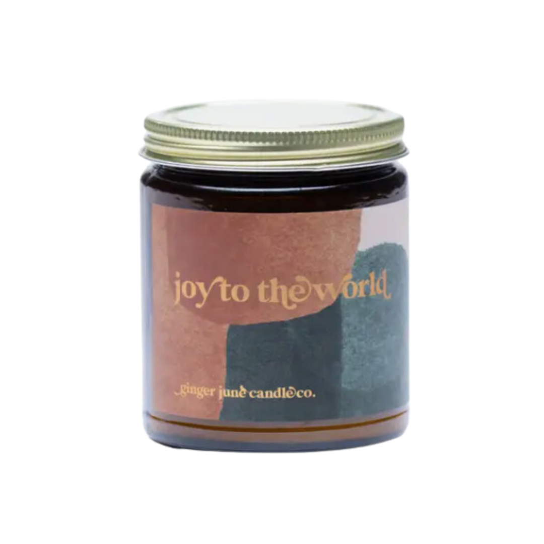 Joy to the World Holiday Candle