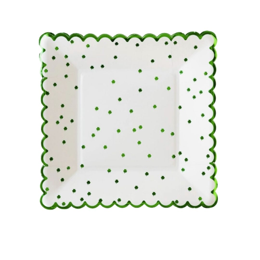 Shamrock Scatter Party Plates