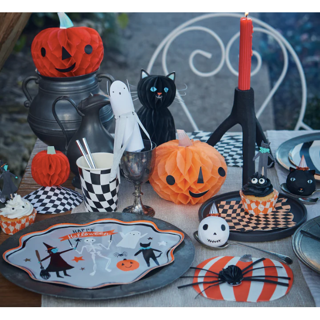Happy Halloween Friends Party Plates