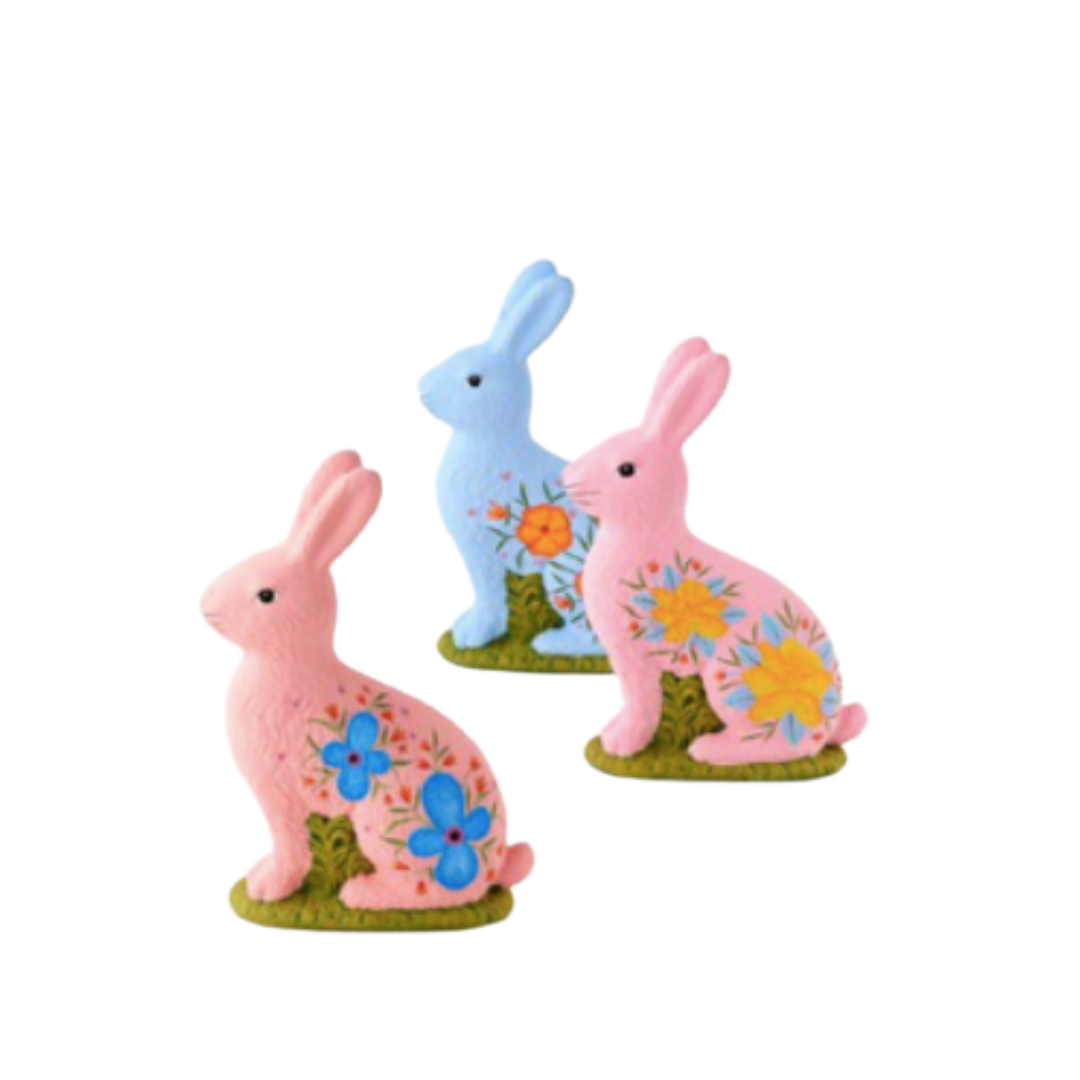 Handpainted &quot;Chocolate&quot; Easter Bunny Decoration