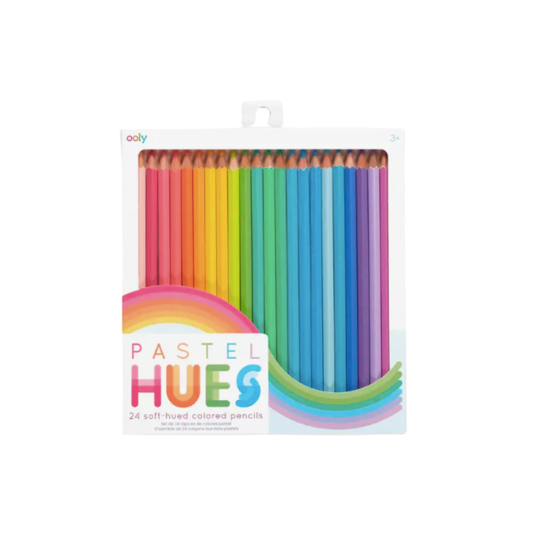 Pastel Hues Colored Pencils Jumbo Set