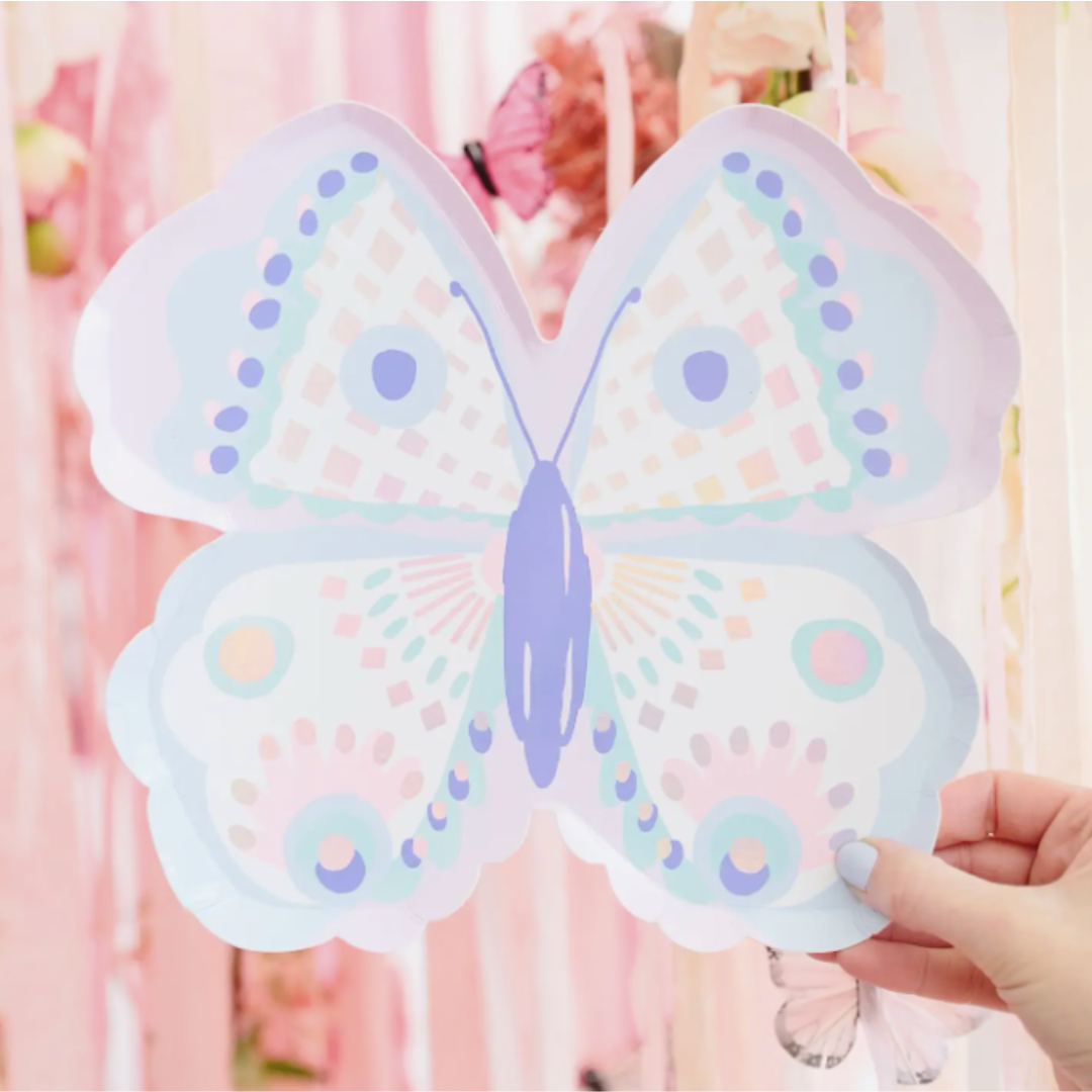 Beautiful Butterflies Party Plates