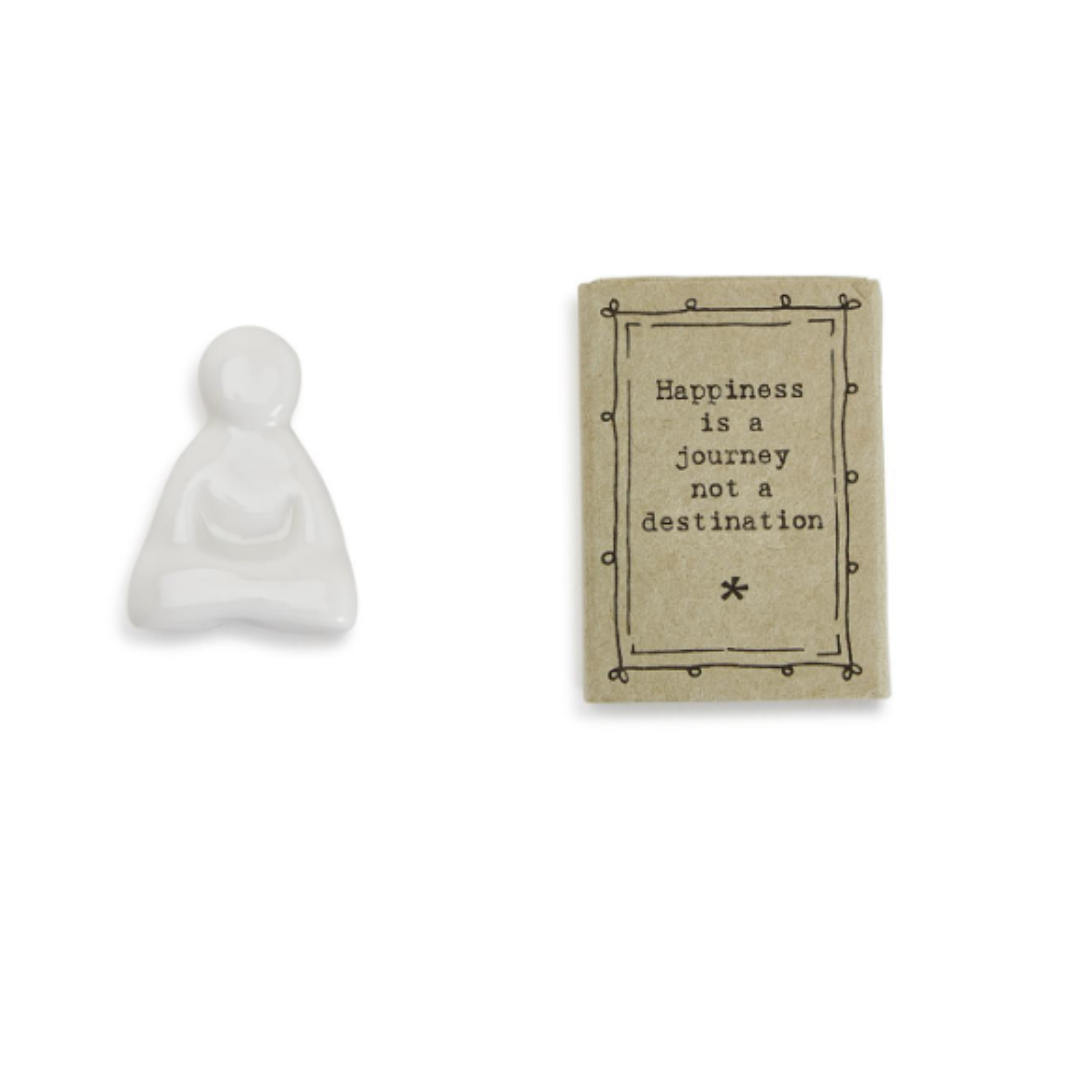 Mini Buddha Porcelain Figurine