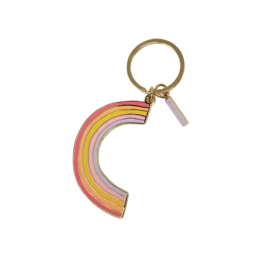 Over the Rainbow Enamel Keychain