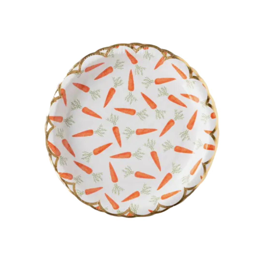 Spring Carrots Party Plates