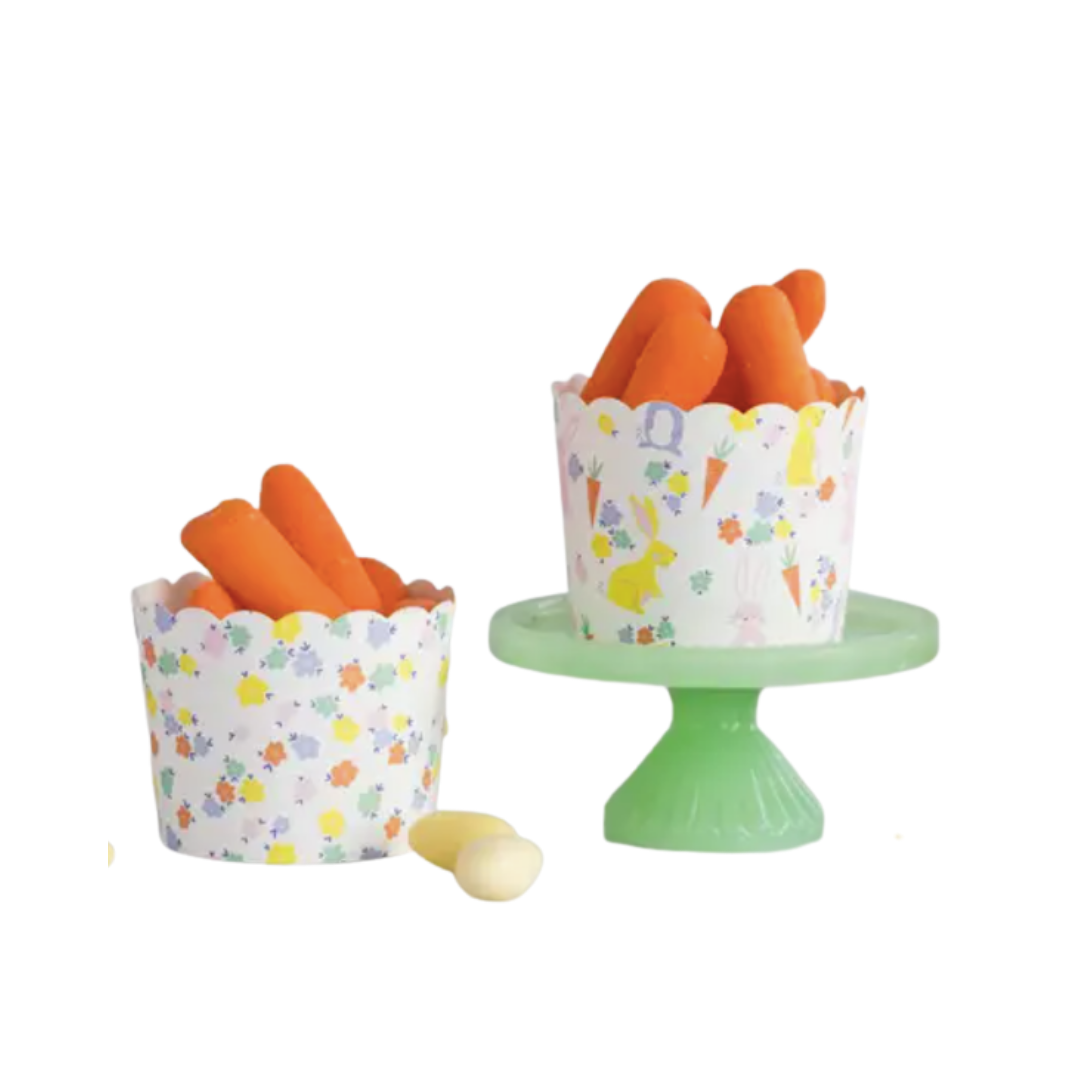 Bunnies and Flowers Baking and Snacking Cups