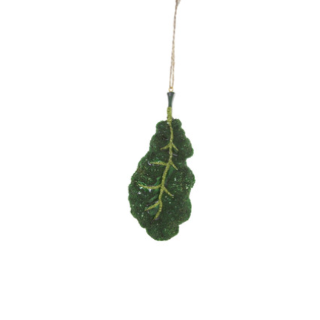 Kale Leaf Christmas Ornaments