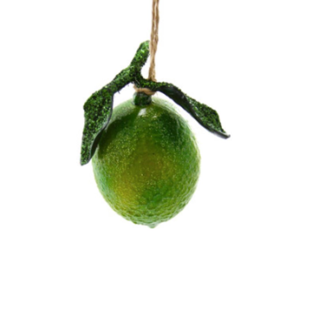 Glittering Lime Ornament