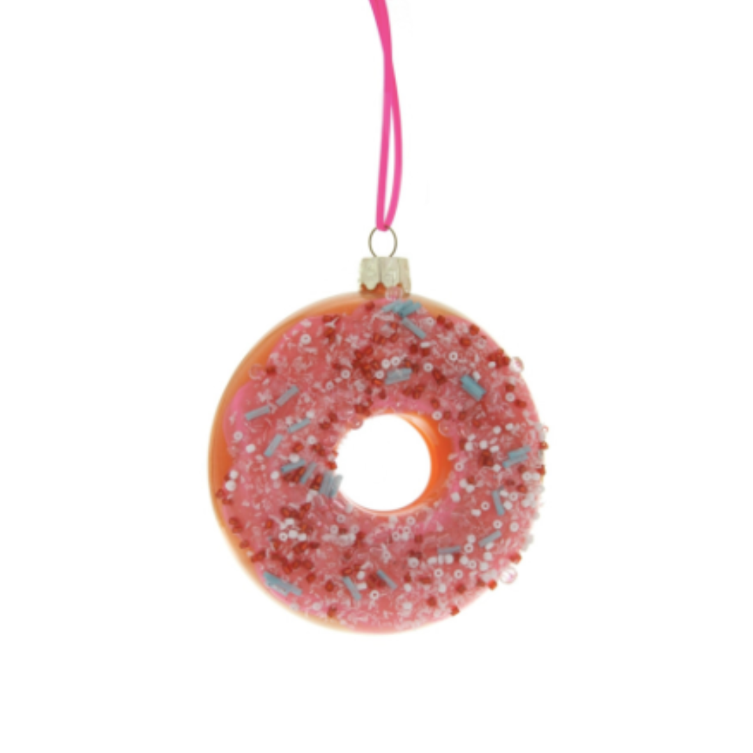 Sprinkle Donut Christmas Ornament