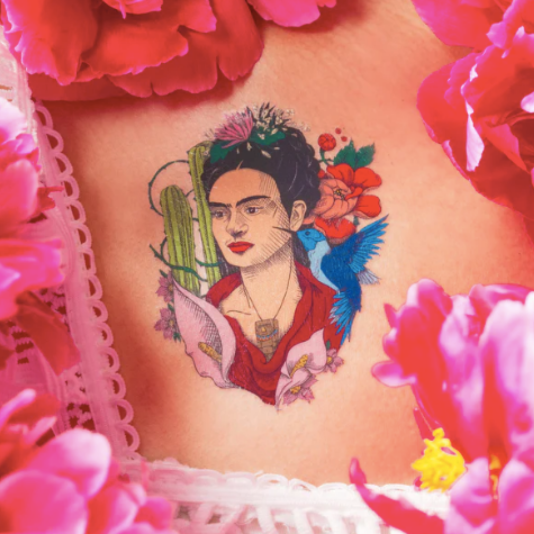 Botanical Frida Tattoo Set