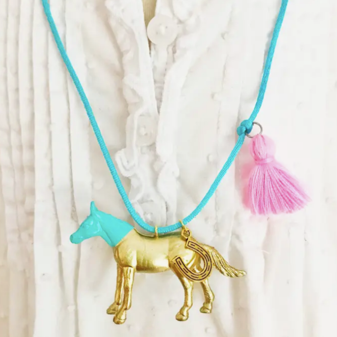 Lucky Horse Charm Necklace
