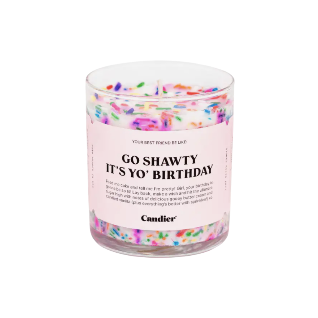 Go Shawty It&#39;s Your Birthday! Sprinkle Candle