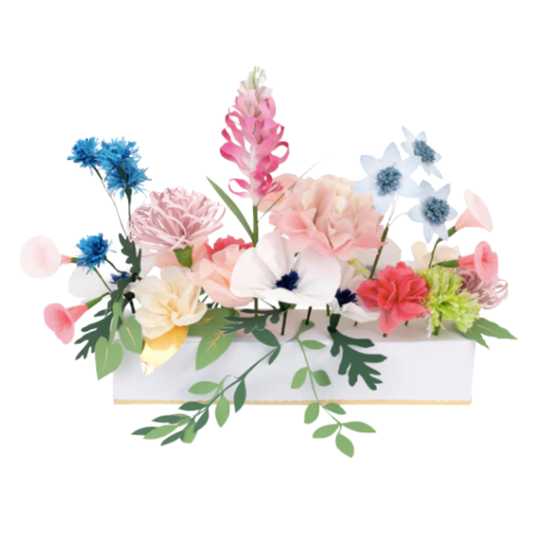 Spring Whimsy Paper Flower Centerpiece