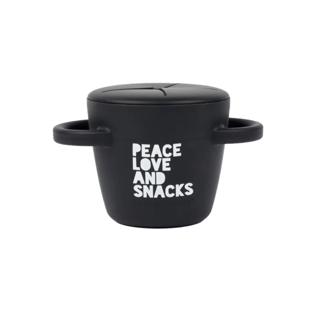 Happy Snacker Cup --- Peace, Love &amp; Snacks