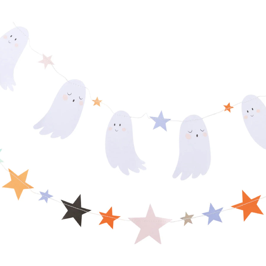 Friendly Ghost &amp; Stars Party Banner Set