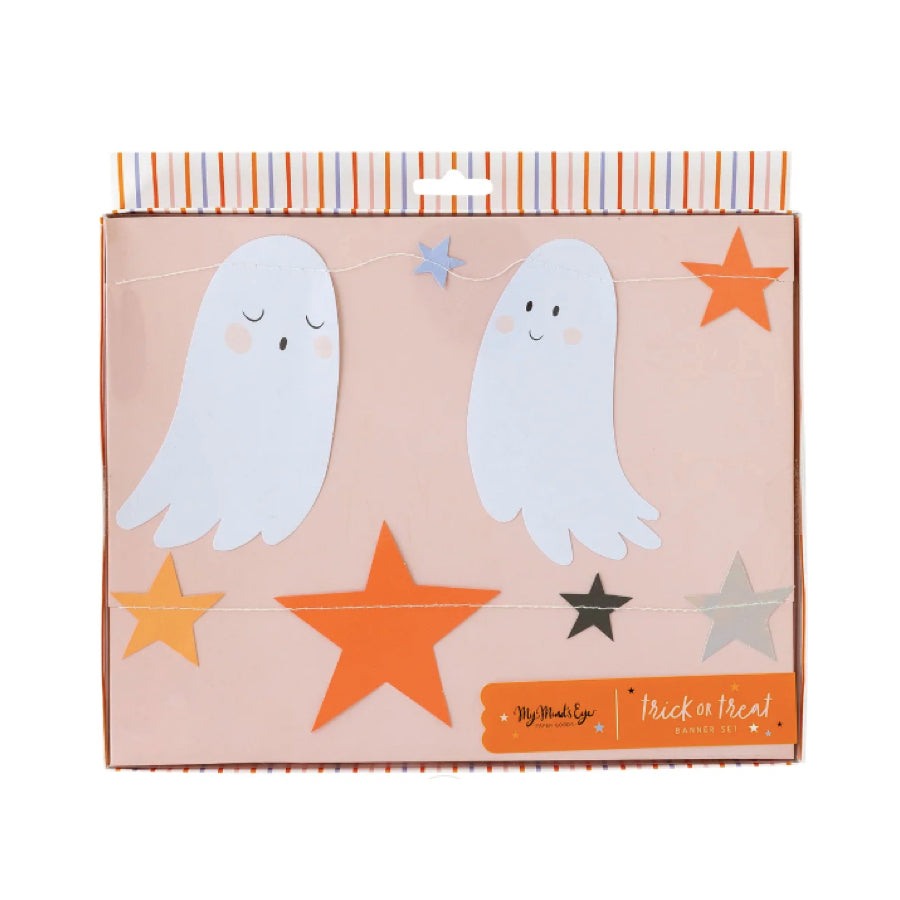 Friendly Ghost &amp; Stars Party Banner Set