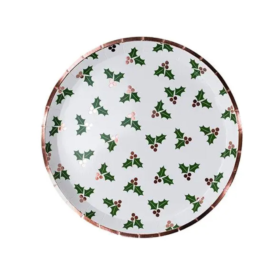 Holly Berry Party Plates