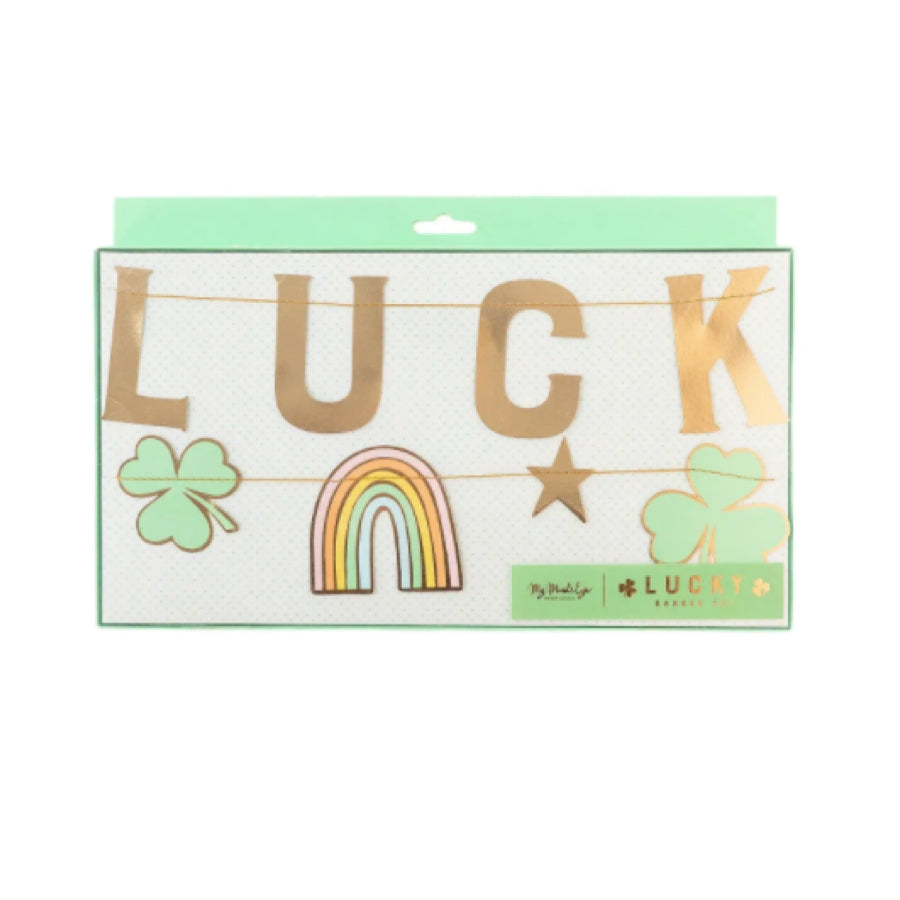 Feeling Lucky Pastel Party Banner