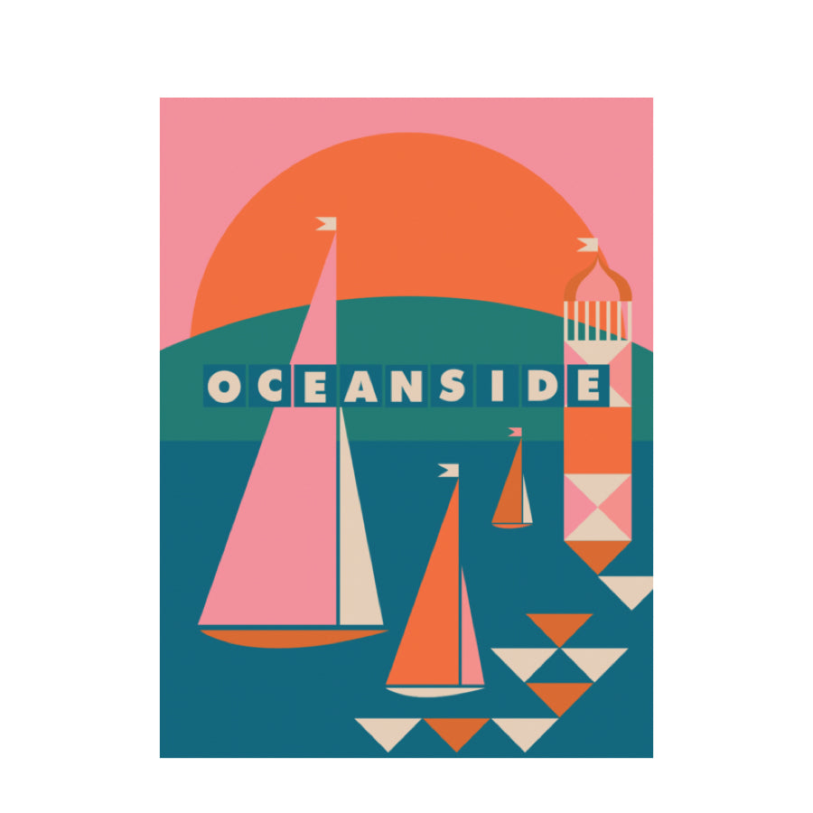 Oceanside Harbor Art Print